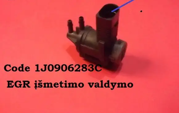 Volkswagen Touran I Turbo solenoid valve 1J0906283C