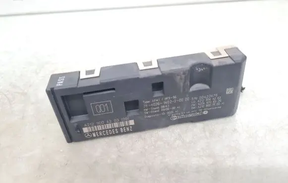 Mercedes-Benz C W204 Tailgate/trunk control unit/module A2129004203