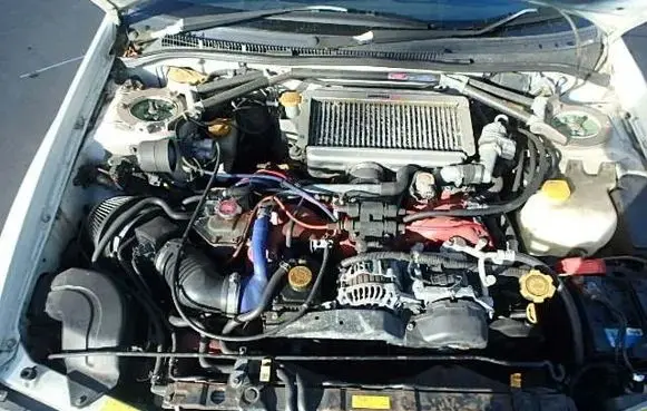 Subaru Impreza II Engine swap 20STI