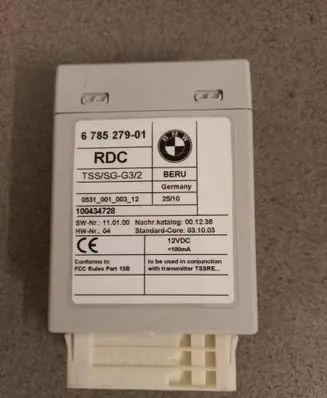 BMW 1 E82 E88 Tire pressure control unit 6785279 678527901 100434728