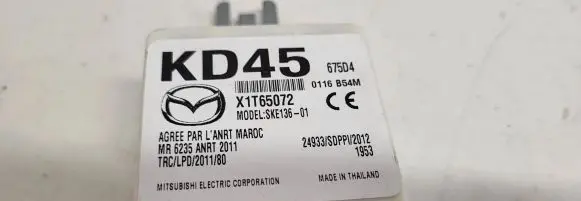 Mazda 6 Other control units/modules X1T65072 6235ANRTT01