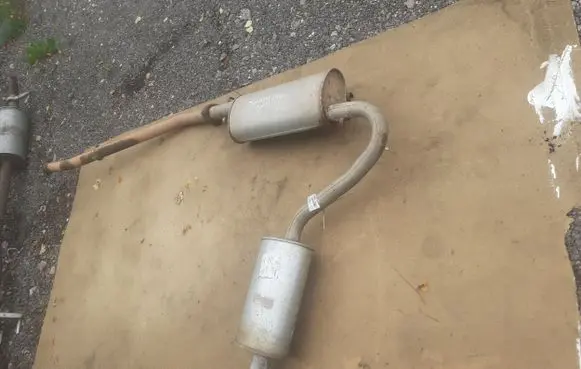Fiat Ducato Rear muffler/silencer tail pipe MK85738 613197