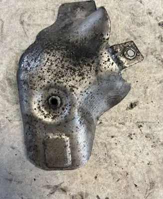 Heat shield in engine bay