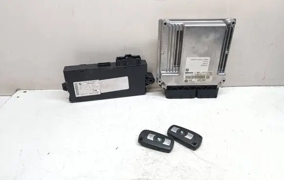 BMW X5 E70 Engine ECU kit and lock set 7809944 0281015129 9147190
