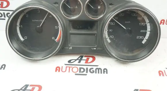 Peugeot 308 Speedometer (instrument cluster) 9674936280