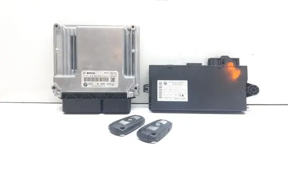 BMW 3 E90 E91 Engine ECU kit and lock set 8506375 0281016069 9147226