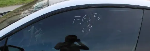 BMW 6 E63 E64 Sliding door window/glass 