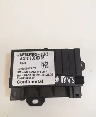 Mercedes-Benz E W212 Fuel injection pump control unit/module A2129000306