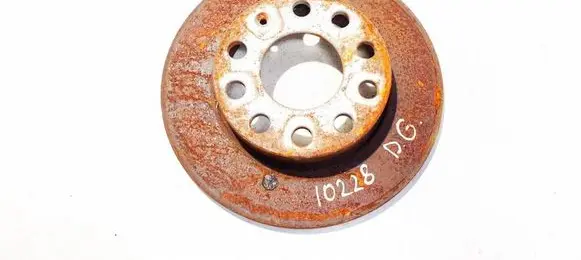 Audi A4 S4 B6 8E 8H Rear brake disc neventiliuojamas