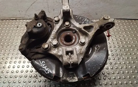 Front wheel hub spindle knuckle