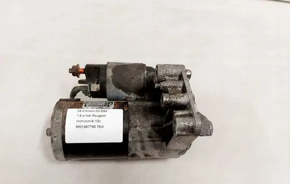 Citroen DS3 Starter motor 9801667780