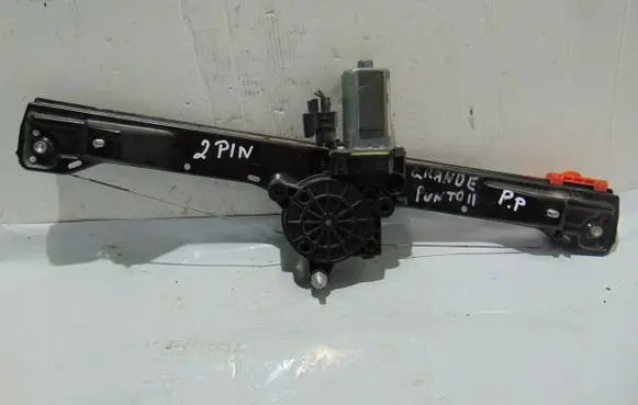 Fiat Grande Punto Rear door window regulator with motor