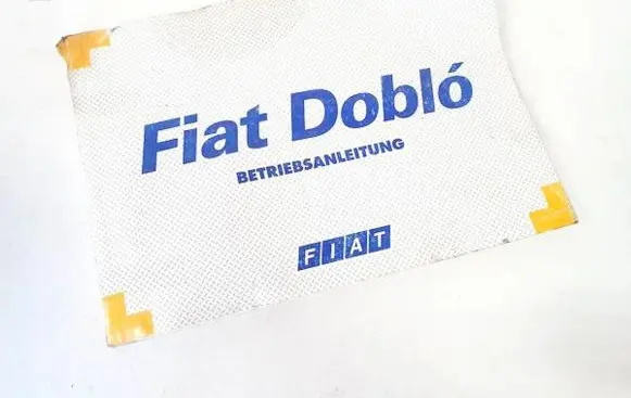Fiat Doblo Owners service history hand book 