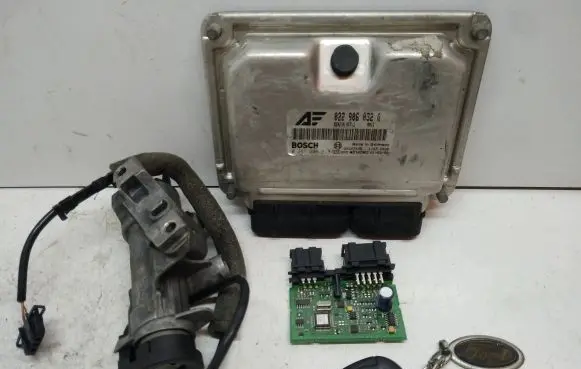 Ford Galaxy Engine ECU kit and lock set 022906032Q 26SA7498 0261206819