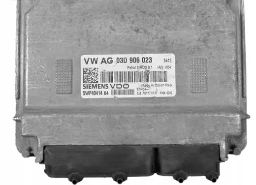 Volkswagen Polo IV 9N3 Engine control unit/module 03D906023 5WP40414
