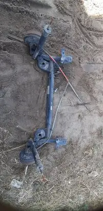 Renault Twingo II Rear axle beam with reductor 