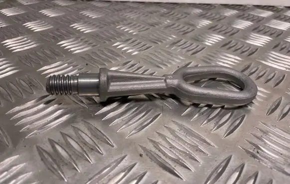 Towing hook eye