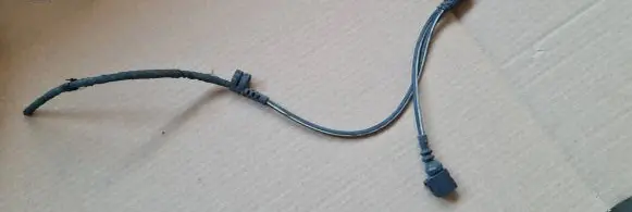 Audi A4 S4 B8 8K Front ABS sensor wiring 