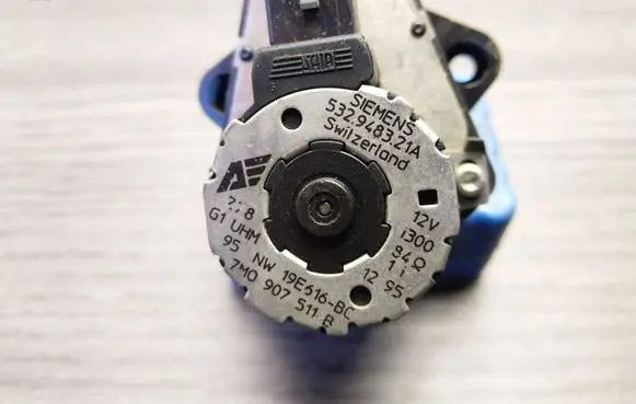 A/C air flow flap actuator/motor