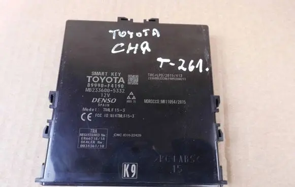 Toyota C-HR I Keyless (KESSY) go control unit/module 89990F4190