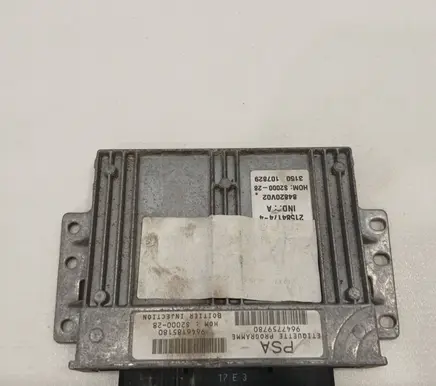 Peugeot 307 Engine control unit/module 9646185180 9647759780 84820V02