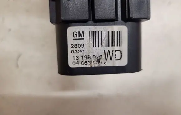 Opel Astra H Light switch 13198920