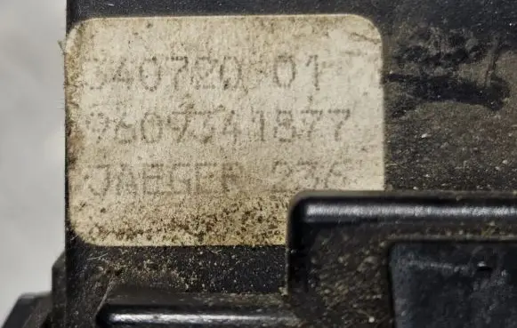Peugeot 406 Wiper control stalk 34072001