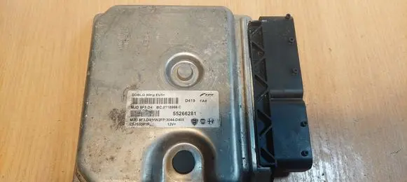 Fiat Doblo Engine control unit/module ECU 55266281 MJD8F3.D4 HW2FP