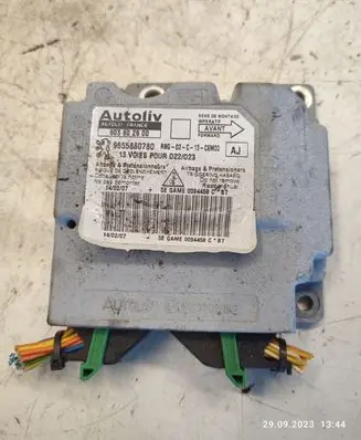 Peugeot 407 Airbag control unit/module 9655880780