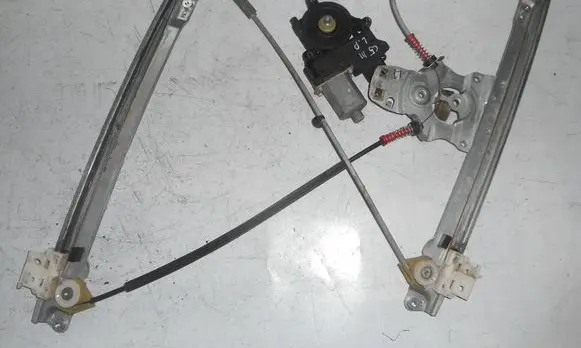 Front door window regulator with motor