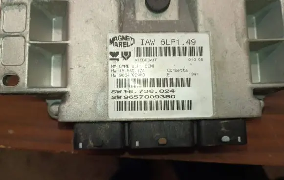 Peugeot 407 Engine control unit/module 9657009380 9654792980 6lp1