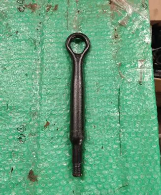 Towing hook eye