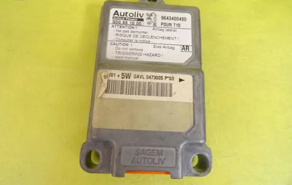 Peugeot 206 Airbag control unit/module 9643400480 550661000