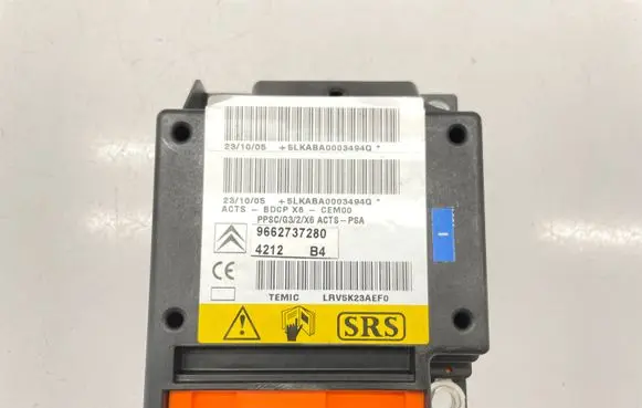 Citroen C6 Airbag control unit/module 9662737280