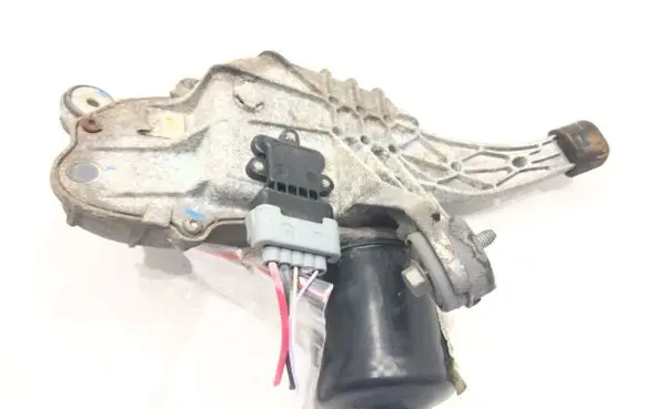 Front wiper linkage and motor