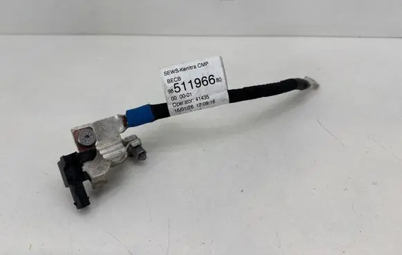 Opel Mokka B Negative earth cable (battery) 9851196680 9845856880