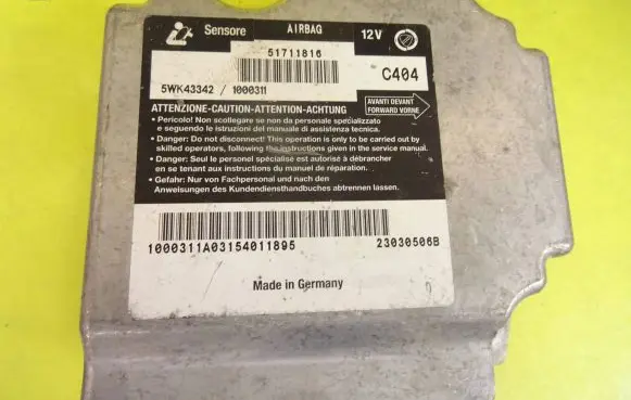 Fiat Stilo Airbag control unit/module 51711816