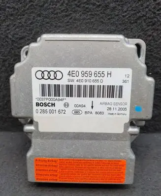 Audi A8 S8 D3 4E Airbag control unit/module 4E0959655H 4E0910655D 0285001672