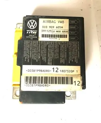 Volkswagen PASSAT B6 Airbag control unit/module 3C0909605M