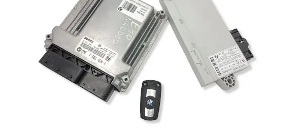 BMW 3 E90 E91 Engine ECU kit and lock set 0261201159 6981416 61356981416