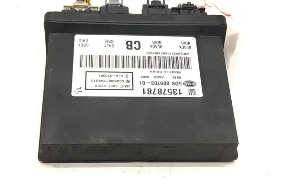 Chevrolet Cruze Central body control module 13578781