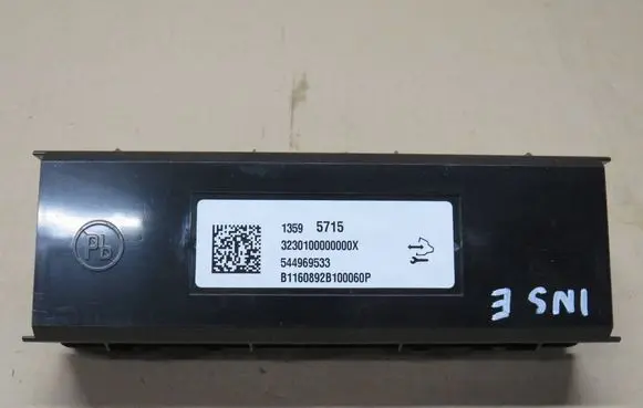 Opel Insignia A Air conditioning/heating control unit 13595715 544969533 3230100000000X
