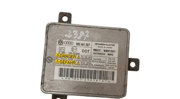 Audi A4 S4 B8 8K Headlight ballast module Xenon 8K0941597 W003T18471 10R023689