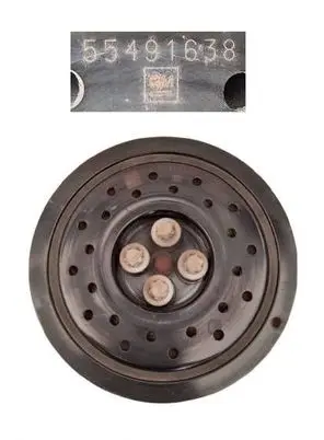 Opel Astra K Crankshaft pulley 55491638