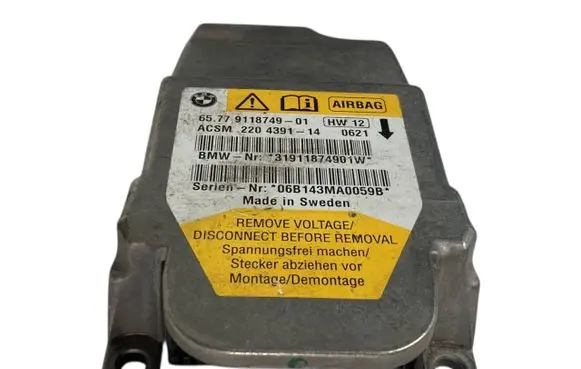 BMW 5 E60 E61 Airbag control unit/module 9118749 65779118749