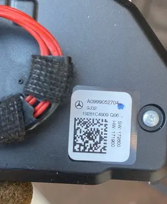 Mercedes-Benz C W205 Multifunctional control switch/knob A0999052704 19281C4909