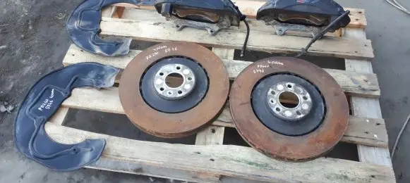 Audi A7 S7 4G Brake discs and calipers set 4G0615105AT 4H0615301AL