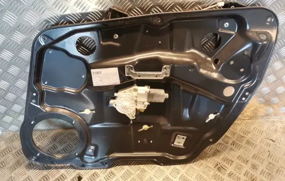 Front door window regulator with motor