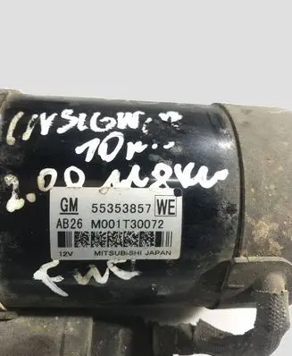 Opel Insignia A Starter motor 55353857 M001T30072