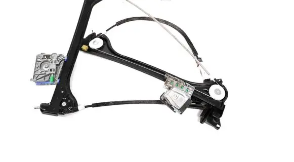 Front door window regulator with motor